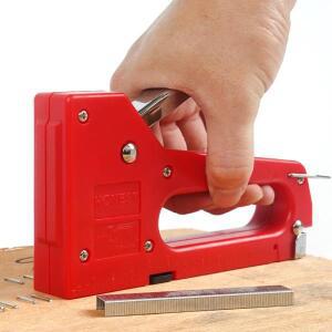 스테이플러 키트 - 4-8mm 0.16-0.32인치 길이 맞게 조절 가능, DIY 가구 실내 장식 및 목공용, 포함