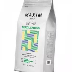 맥심 싱글 오리진 브라질 산토스 원두 1kg