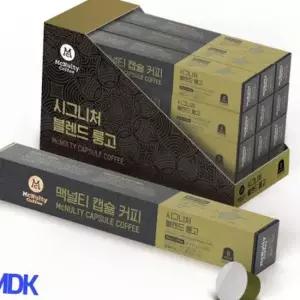 브라질 콜롬비아 블렌드 룽고 커피 캡슐 8개입 12개