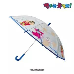 짱구 초코비 투명 장우산 50cm - 블루 투명 장우산 50cm