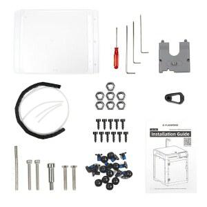 플래시포지 어드벤처 5M 3D 프린터 인클로저 키트 DIY 디자인 소음 감소 안전성 악취 차단 ASA PC와 같은 고온 필라멘트 인쇄 지원