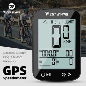 자전거속도계 서쪽 자전거 GPS 자전거 속도계 무선 자전거 컴퓨터 MTB 자전거 액세서리 Type 충전 방수 사이클링 주행 거리계