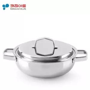 키친아트 통7중 스텐냄비 마스터피스 24전골냄비
