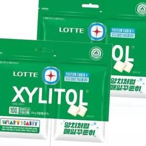 롯데 자일리톨 껌 오리지날 115g 리필x2개