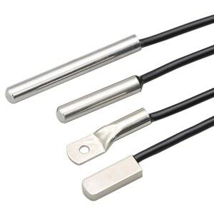비접촉수위센서 온도 센서 프로브 304 스테인레스 스틸 방수 방진 케이블 DS18B20 6x30mm OD 0mm 1m 길이