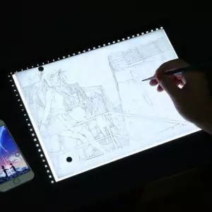 투영화판 라이트드로잉 그림판 휴대용 카피 그림따라그리기 이젤 그림그리는패드 화판
