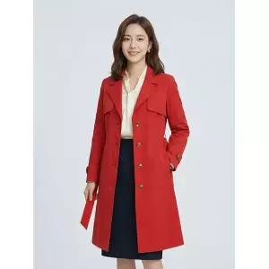 조이너스 누빔 미디 트렌치 코트-JS23CH9002309A