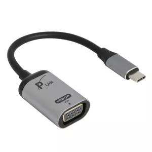 파워랜 PL103 C타입 to RGB(VGA) 컨버터 1080p PL-UCVUSB USB연결 디스플레이포트 통신장비 네트워크 USB젠