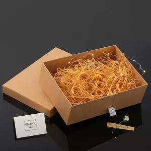 설렘 조명 선물상자 쇼핑백세트(28x20cm) (크라프트) (릴리)포장케이스 박스 다용도