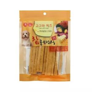 (3개묶음)(참좋은간식) 고구마치즈 스틱강아지 고기 애견 영양 펫고기 애견용 스틱형