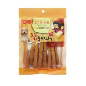 (3개묶음)(참좋은간식) 고구마치즈 치킨봉강아지 고기 애견 영양 펫고기 애견용 스틱 스틱형