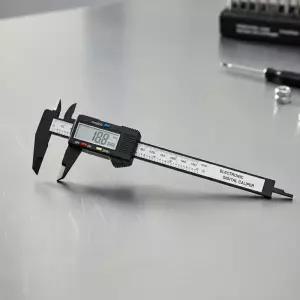 정밀 디지털 버니어 캘리퍼스 150mm 외경 내경 깊이 단차 측정 공구기 측정기 스포츠 자동차도구 기구 150M