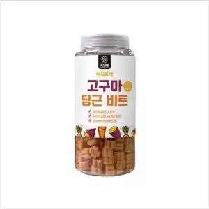자연애 보틀 고구마 당근 비트 460g견간식 강아지 트릿 훈련 칭찬