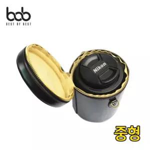 bob 가죽 DSLR 카메라 렌즈통 휴대 보관 케이스 중형DSLR 속사 고프로용품 속사케 A5100 고프로 렌즈 줌렌