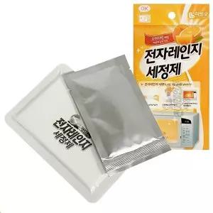 고품질 리빙굿 전자레인지 세정제(오렌지향) 전자렌지청소 전자렌지청소 전자렌지세정제 W61BF32