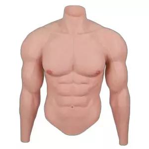 몸짱 슈트 가짜 근육맨 변장 바디 조끼형 머슬 복근 근육