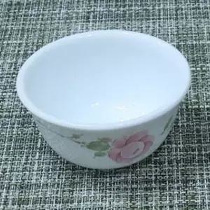 ( )핑크장미 도자기 미니볼 9.5cm 디저트 그릇 앞접시 찬기 다용도 식기_25517078