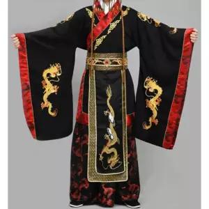 진시황의상 모자 의상 컨셉 황제 사진 원사이즈 청나라 중국