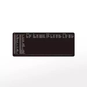 (코시) 엑셀장패드 MP2096 (블랙)언더블루투스 스피커 마우스 마우스단 메모리폼 게이밍 PC방 손목보호 컴