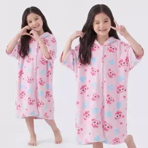 [꼬마스타]캐치티니핑 후드 5부 샤워가운-하츄핑 하트