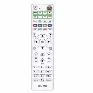 SK BTV전용 셋톱박스리모컨 삼성 LGTV 통합 TV콘 만능셋탑 셋탑 티비 리모 TV 셋톱 셋박스