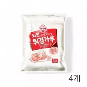 오뚜기 치킨용 튀김가루 5kg 4개