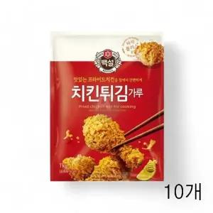 백설 치킨튀김가루 1kg 10개
