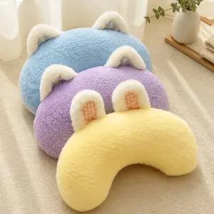 강아지 고양이 잠자리 베개 벨벳 목 쿠션 반려동물 펫쿠션 애견용 소프트 부드러운 용품 수면 보호대 머리