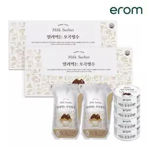 이롬 얼려먹는 오곡빙수 (200mlX12팩)X2박스+통통단팥 120gX4캔