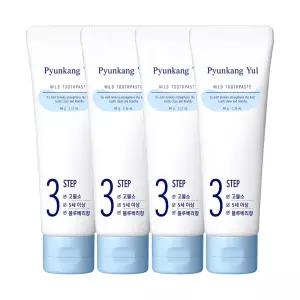 [편강율키즈] 유아 고불소 어린이 초등학생 치약 블루베리향 60g (4개입)