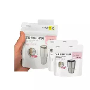3차입고텀블러 세척제30알 발포세척제 컵세척 텀블러세제