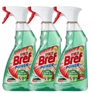 브레프 파워 주방용 레몬향 500ml 3개