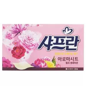 쿨샵 샤프란 아로마시트 간편한 시트형 섬유유연제설겆이세제 액체 일반세탁기 드럼 가루 베이킹소다 구연