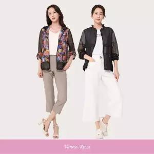 [바네사리찌] 메시 배색 점퍼 2종