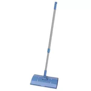 원터치 크린와이퍼 중 분체 2단 32x16cm 자루 125cm청소밀대 청소기 극세사걸레 대걸레 방밀대 실내 가정용