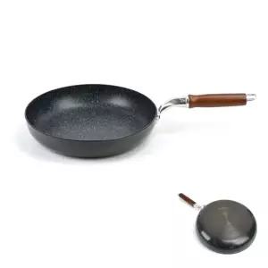 고품질 업소용 우드손잡이 경질 후라이팬 32cm (WBB73CC)