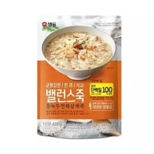 샘표 밸런스죽 통녹두전복삼계죽 420g (WD8D405)