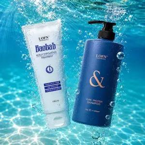 [로픈]앤 퓨어 프로틴 단백질 샴푸 750g + 두피 각질 제거 스케일링 젤 150ml