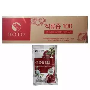 보뚜 석류즙 100 80ml x 100포 1개 / 써클