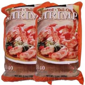 [셀러허브]커클랜드 시그니춰 자숙새우 31-40미 2lbs x2 Tail On (S28519489)