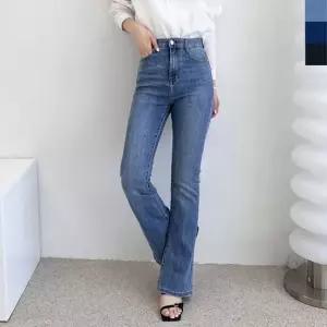 셀럽하우스 여성 날씬 슬림핏 실루엣 스판부츠컷 데님