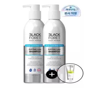 [블랙포레] 루트파워 쿨&딥클린 탈모샴푸 500ml 2개