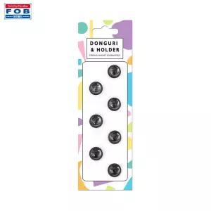 2개) 포비 네오디움 동그리자석 DH-01 16mm 7P 블랙 놀이용/광고용/교재용/교육용/자석부착