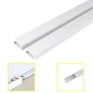 배선정리 사각몰딩-화이트 30mmX1M 2p 전선정리 사무실 가정용몰딩 (WD9402A)