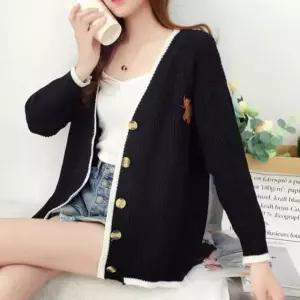겨울 여자 가디건 데일리 사무실 교실 이너코디 패션 니트볼레로 (W9A7804)