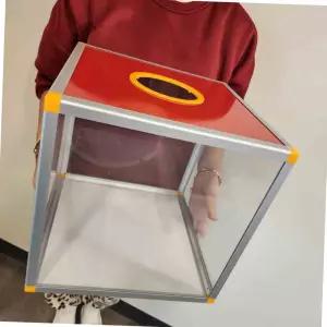 투명 아크릴 대형 뽑기함 추첨함 응모 상자 30cm 행사용품 아크릴추첨함 응모함