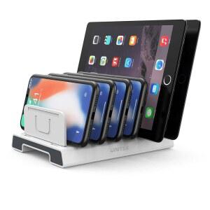 UNITEK 조정 가능한 범용 멀티 디바이스 정리함 스탠드 홀더 호환 아이폰호환 아이패드호환 KINDLE FIRE 태블릿 삼성호환 삼성제품호환 GOOGLE NEXUS PIXEL 모든 전자 기기 - 충전 포트 없음 p66