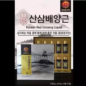 [동원천지인] 산삼배양근 선물세트 75ml*10병