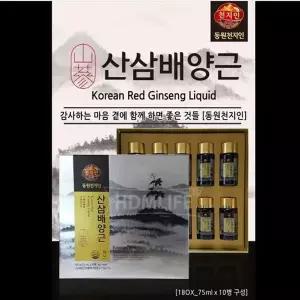 [동원천지인] 산삼배양근 선물세트 75ml*10병