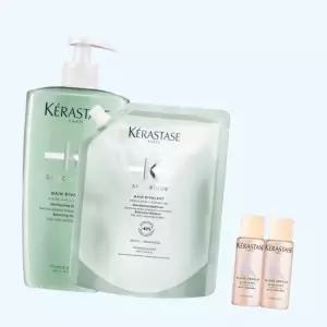 케라스타즈 지성두피용 스페시픽 방 디발렁 딥클렌징 대용량 샴푸 1L 본품 500ml+리필 500ml +퍼퓸 향수헤
